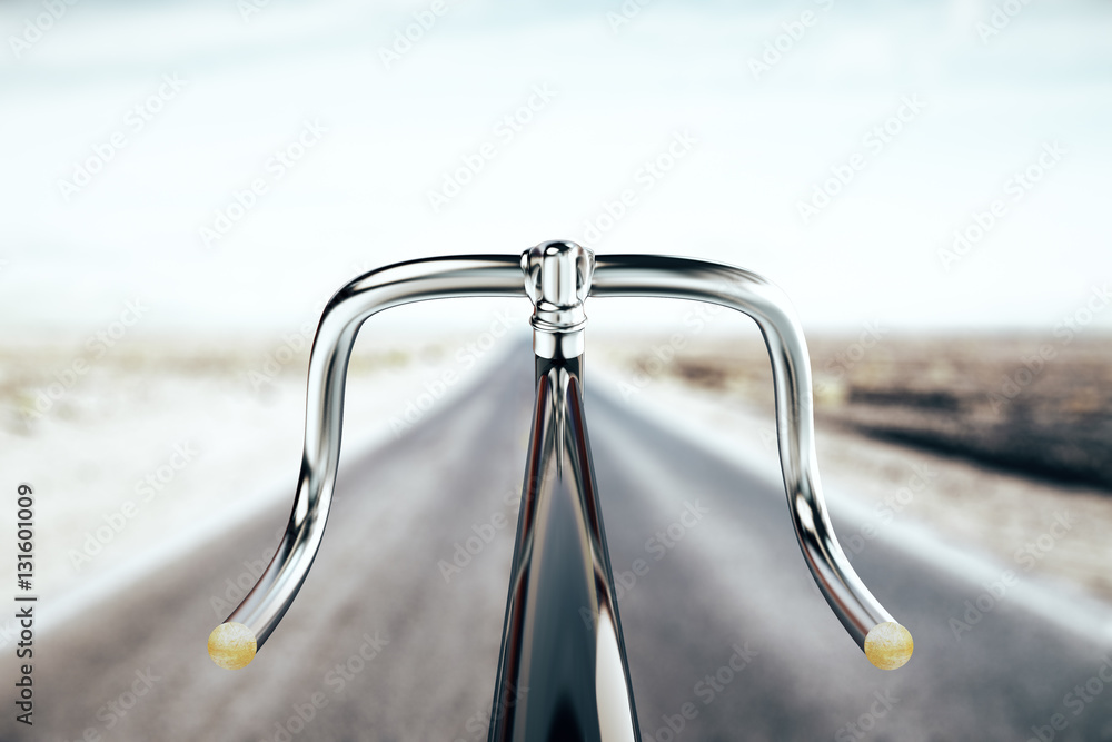 Bike handlebar, travel concept