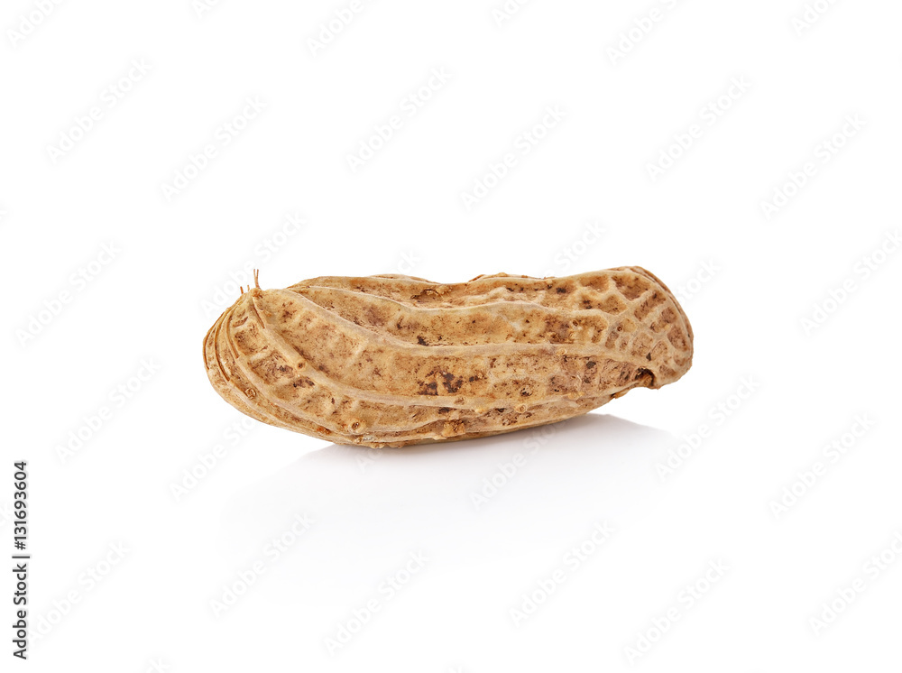 Peanuts isolated on white background