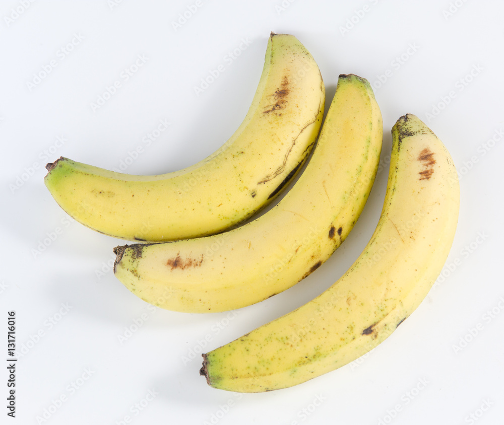 banana isolated on white background