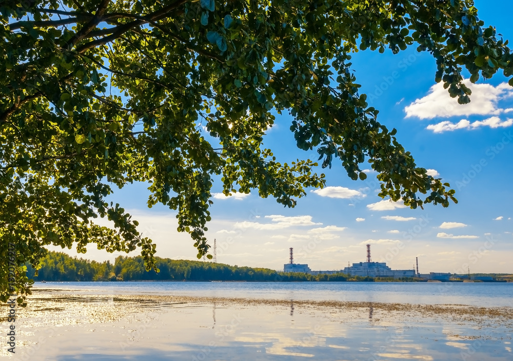 Nuclear Power Plant lake