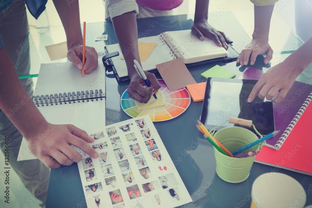 Young creative team having a meeting