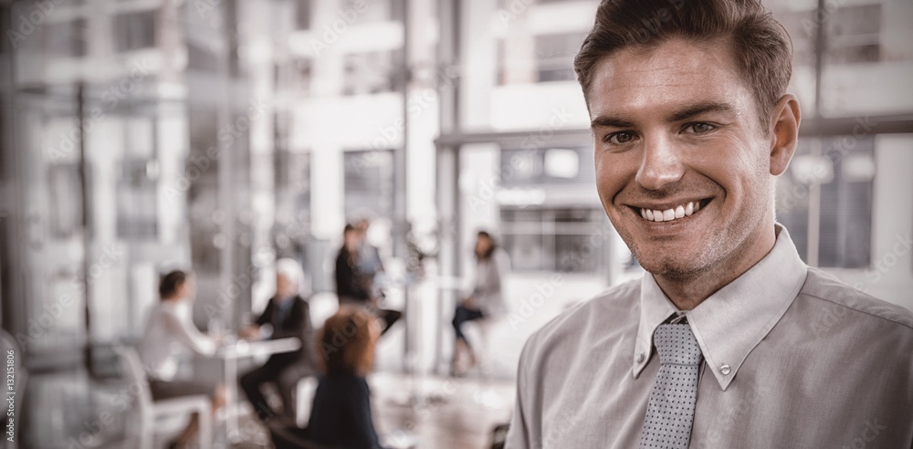 Portrait of confident businessman