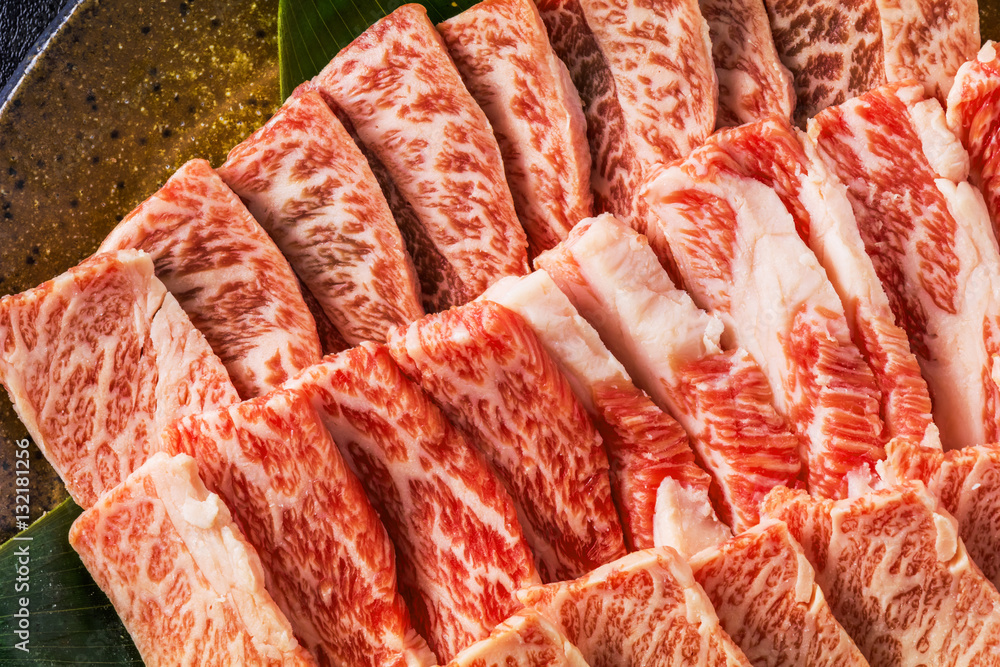 高級和牛　Marbled Kobe beef Japanese foods