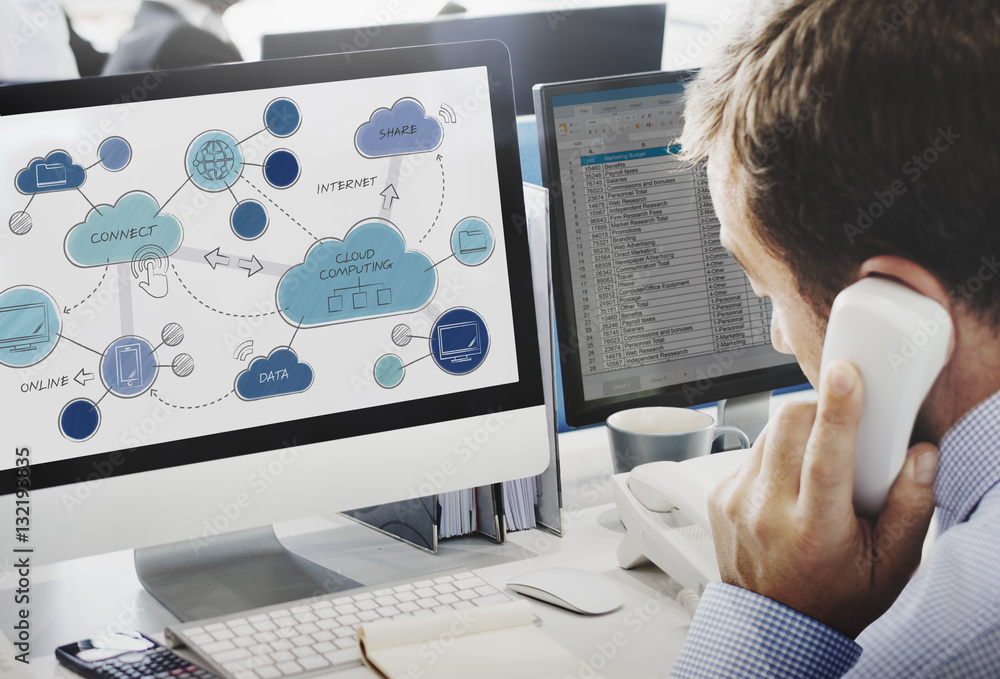 Cloud Computing Networking Connecting Concpet