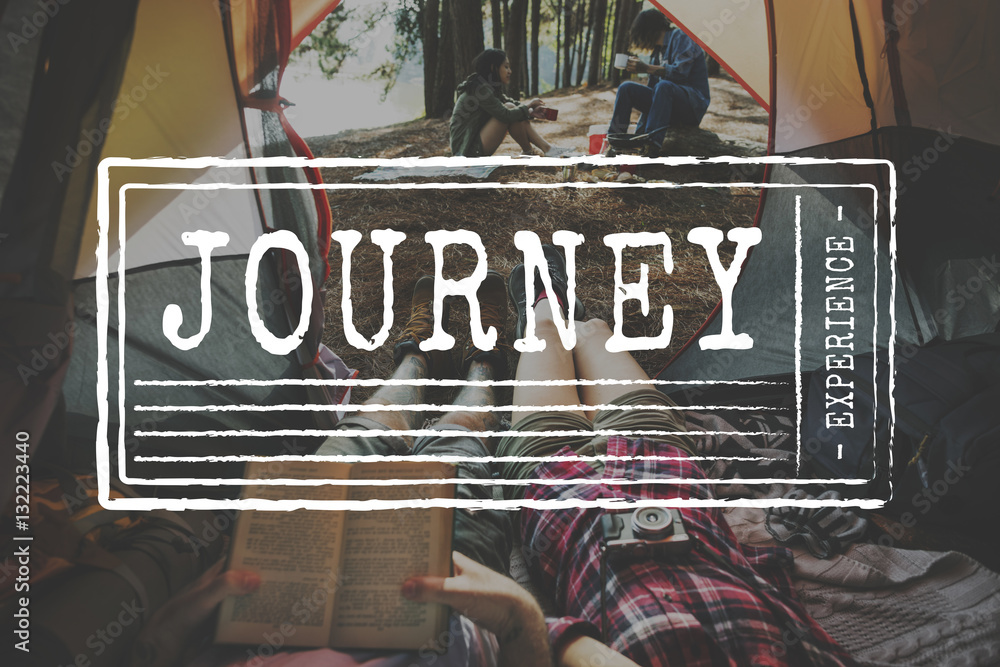 Journey Destination Explore Vacation Graphic Concept