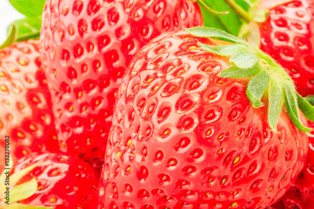 Ripe strawberry