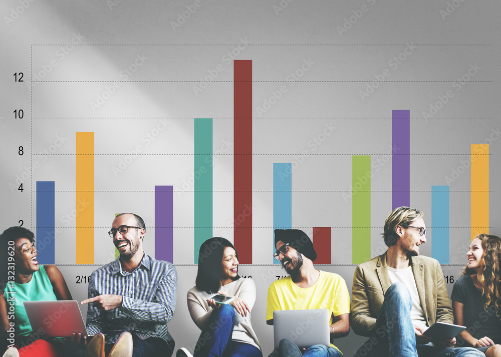 Analysis Analytics Bar graph Data Information Concept