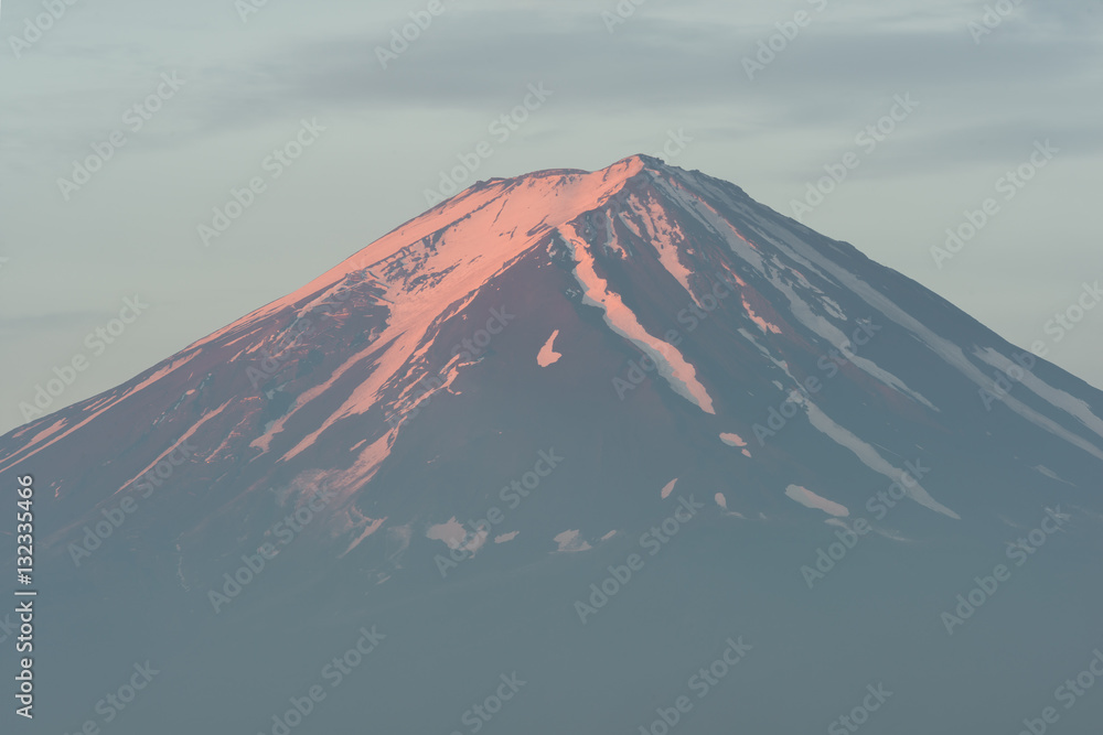 Beautiful morning sunshine at Mt. fuji at Japan