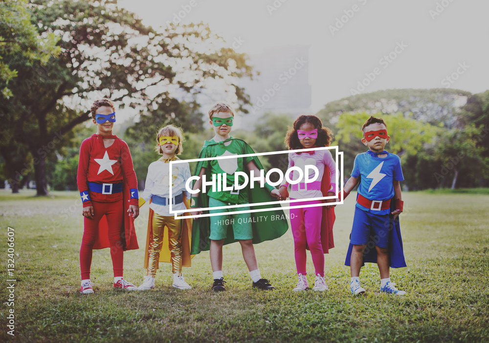 Childhood Childlike Child Children Kids Offspring Concept