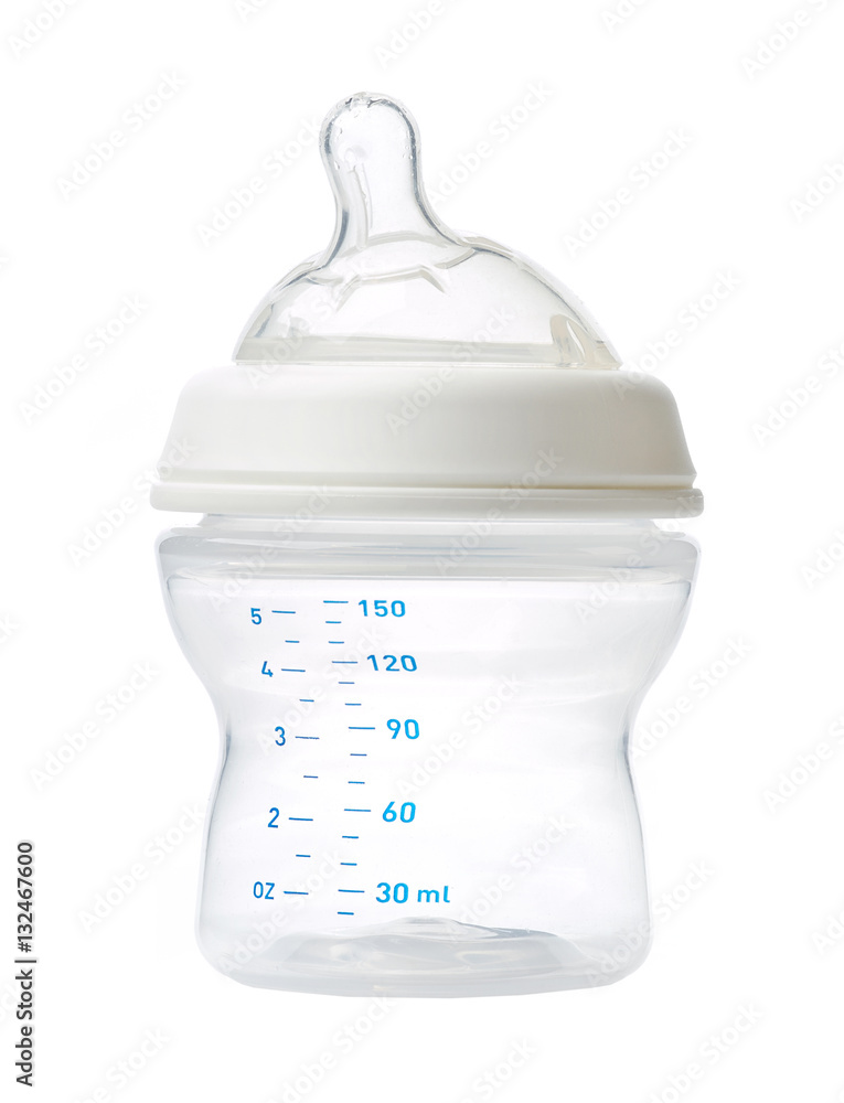 Empty baby bottle