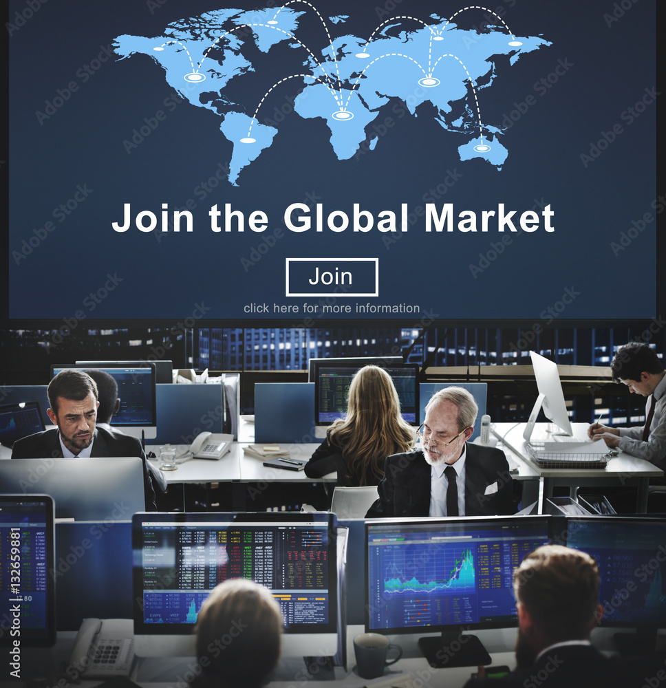 Join Global Market Campaign Commercial Digital Concept