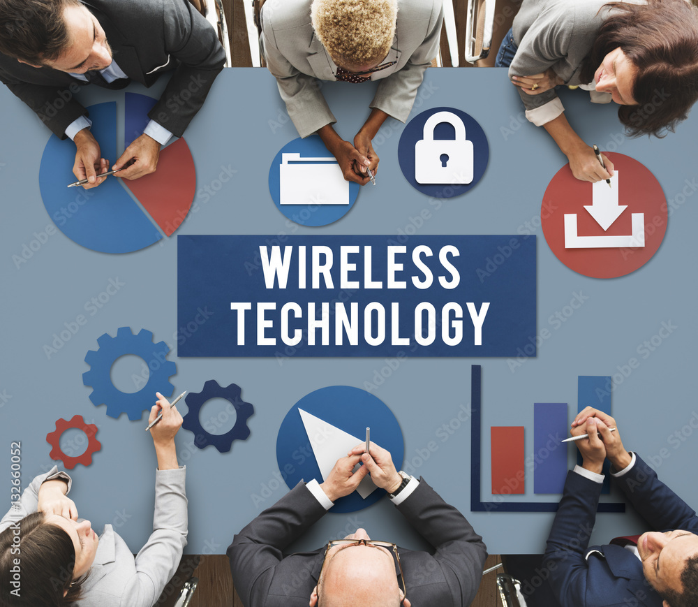 Wireless Signal Reception Mobility Graphic Concept