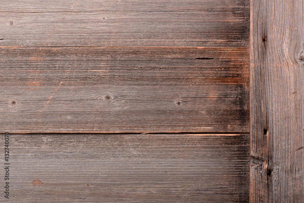 Wooden background. Old texture. Gray. Table. Rustic.