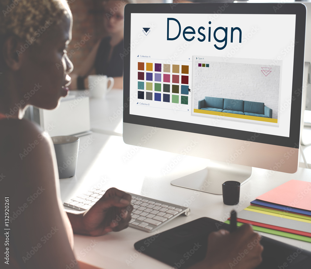 Design Choose Color Palette Graphic Concept