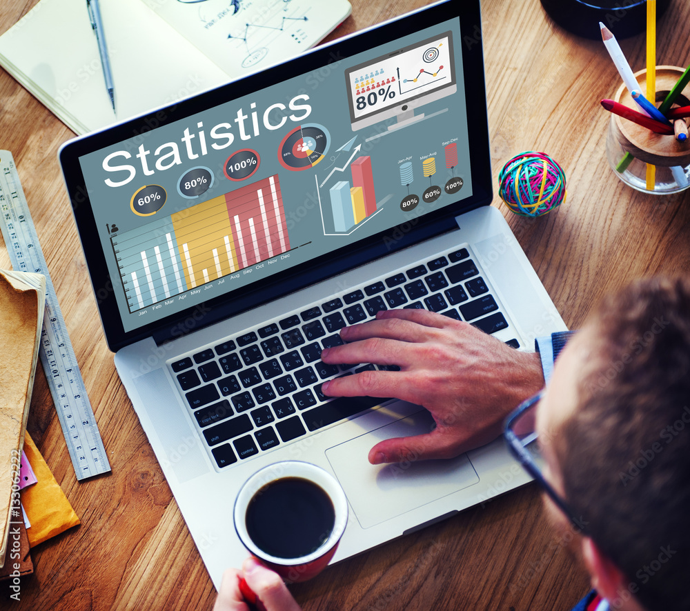 Statistics Marketing Planning Report Strategy Concept