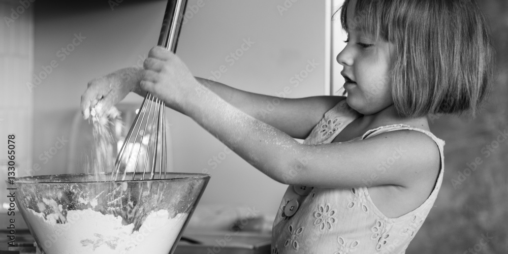 Flour Dessert Cookie Dough Cake Bakery Girl Concept