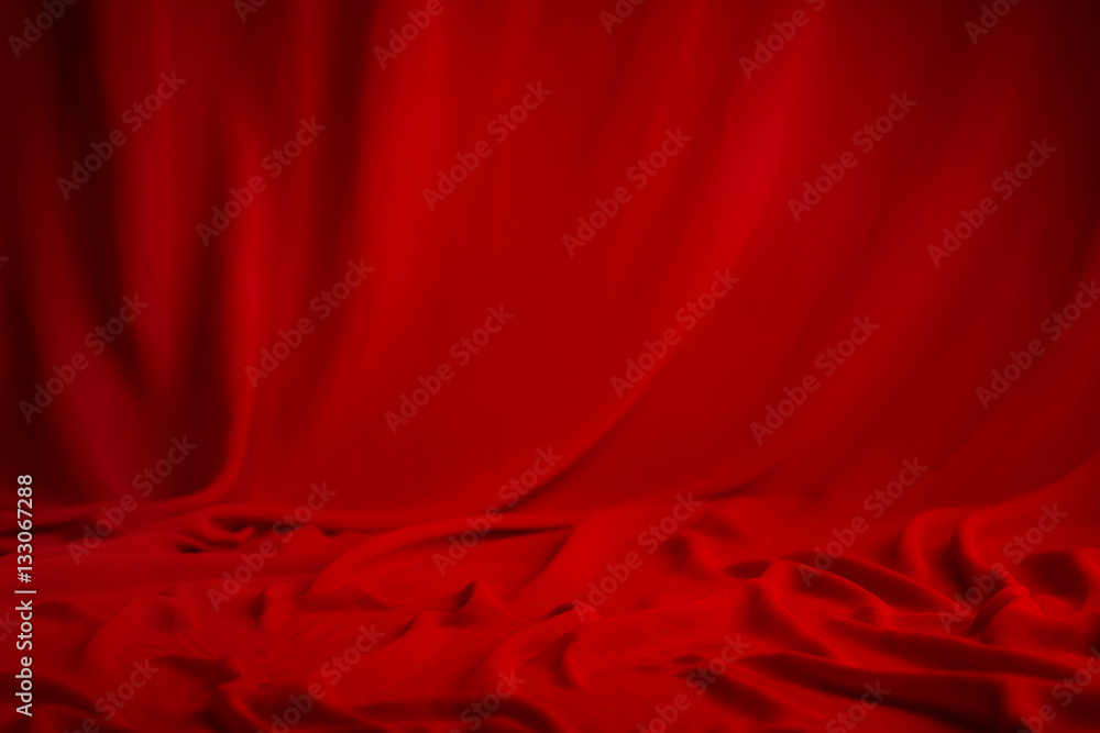 Red silk background