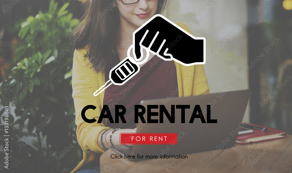 Car Rental Vehicle Transportation Service Concept