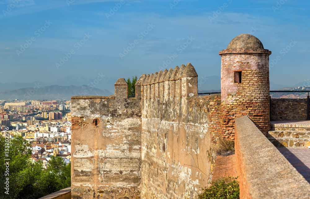 Gibralfaro Castle in Malaga - Andalusia, Spain