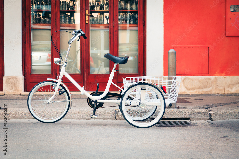 Trike In The Streets Of Piran