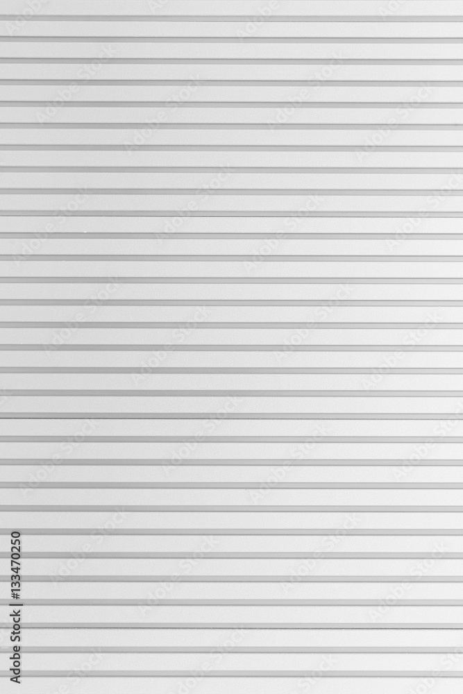 White corrugated metal texture surface and background