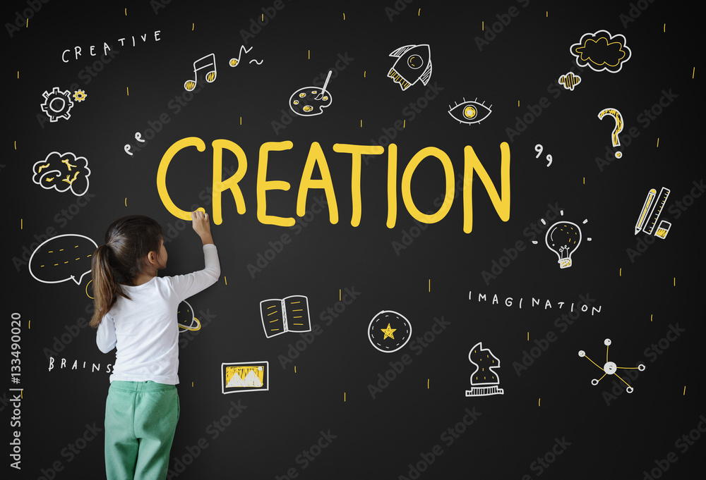 Creation Ideas Light Bule Imagination Arts Development Concept