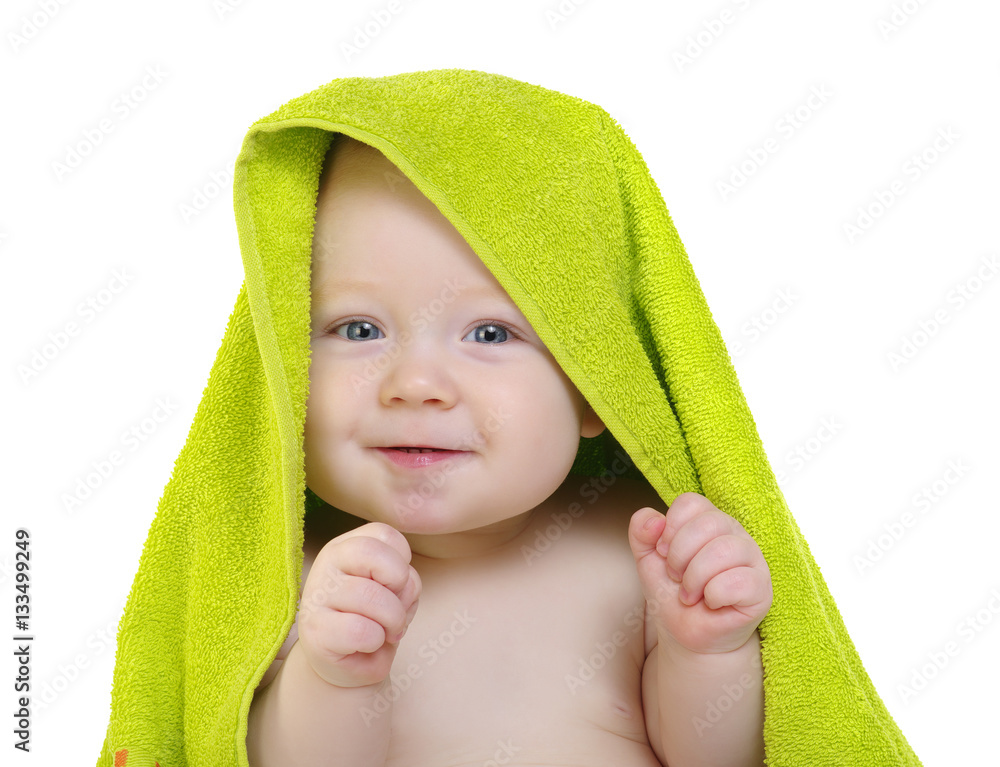 baby in towel