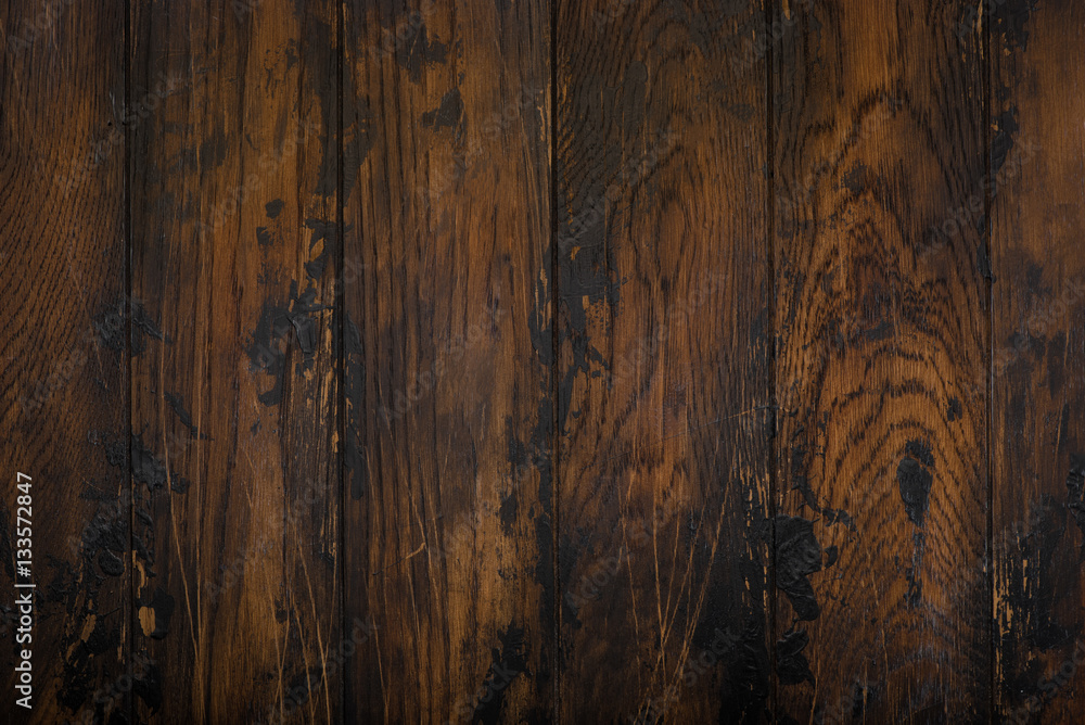 Wooden background. Old texture. Vintage. Table. Rustic.