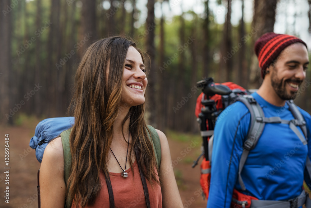 Couple Exploring Trip Holiday Concept