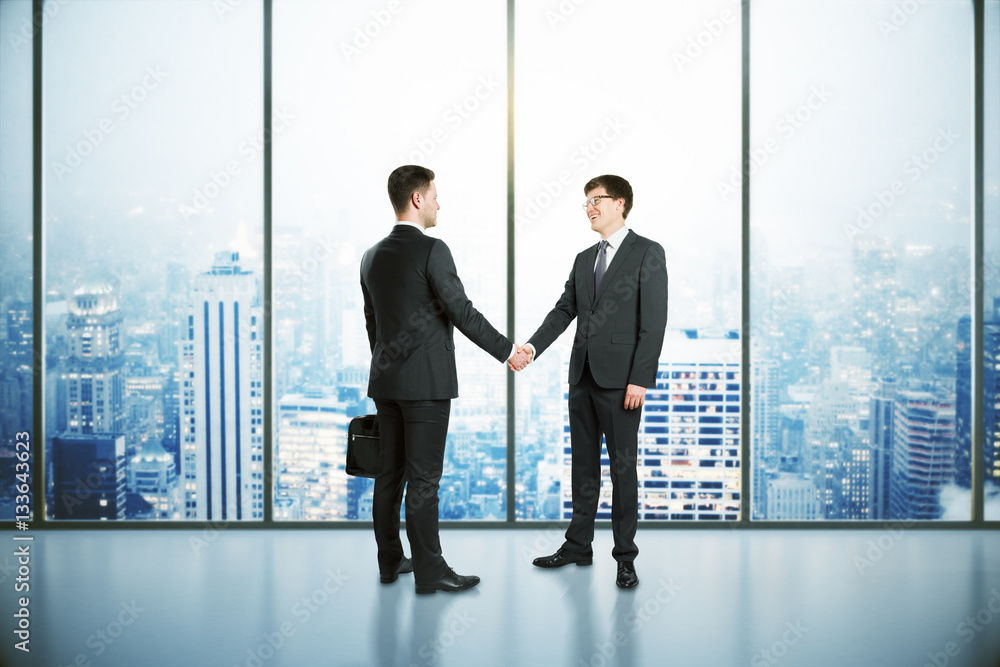 Businessmen shaking hands