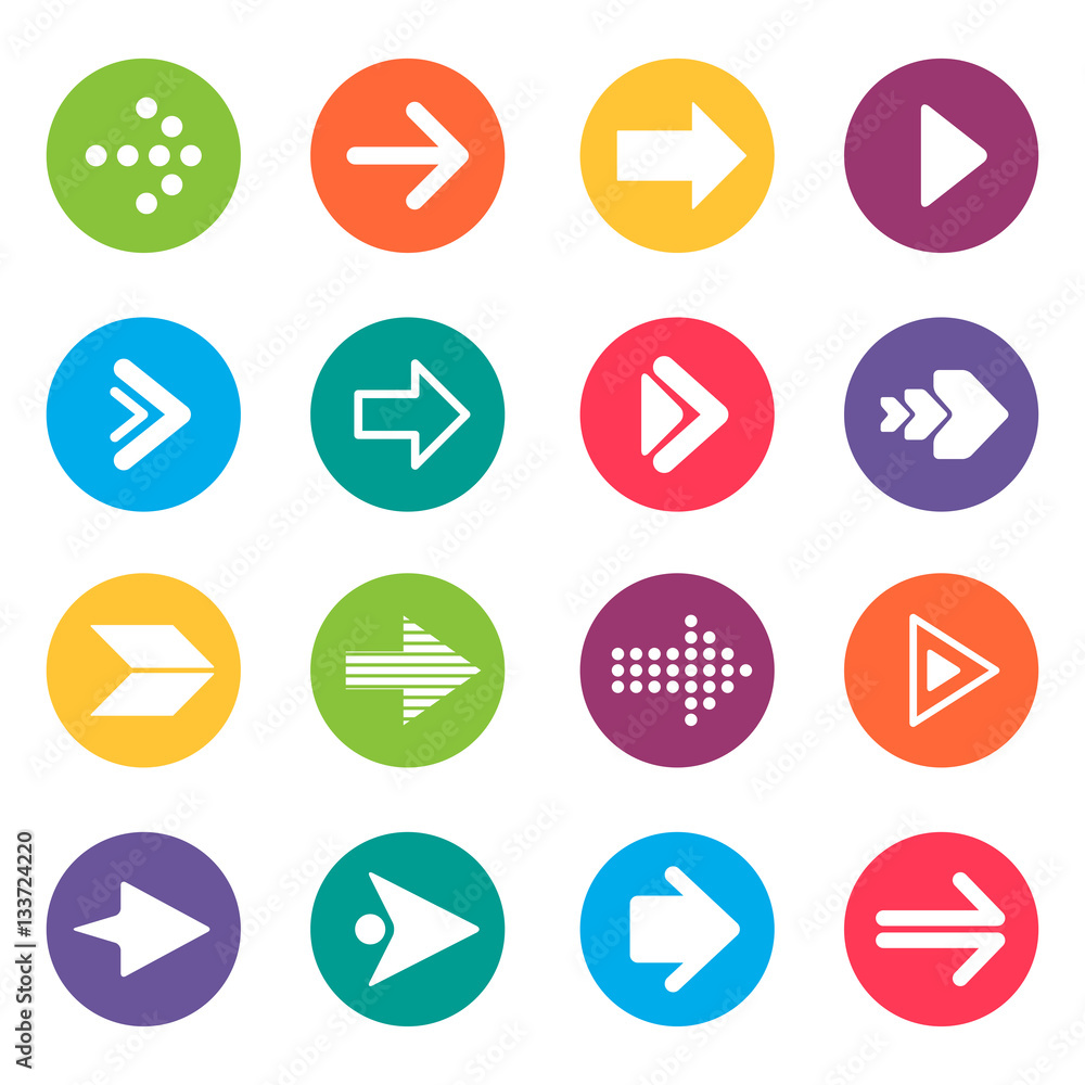 Arrow Icons Design Elements