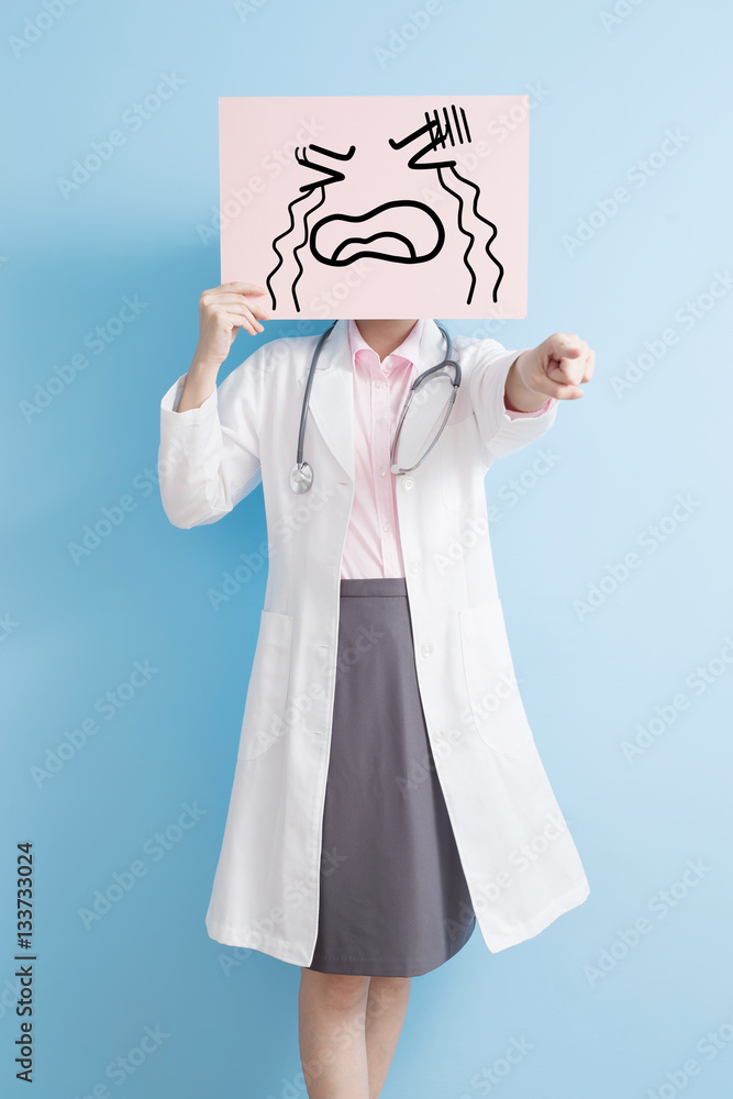 woamn doctor take cry billboard