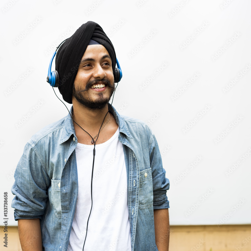 Indian Teen Boy Smiling Portrait Concept