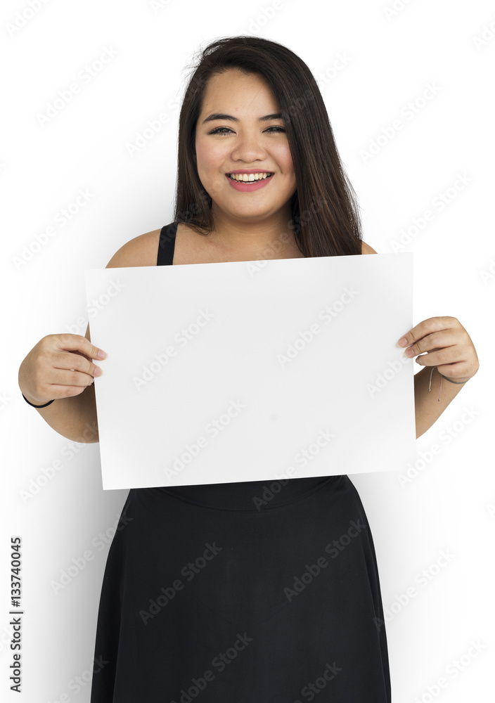 Asian Woman Cheerful Portrait Concept