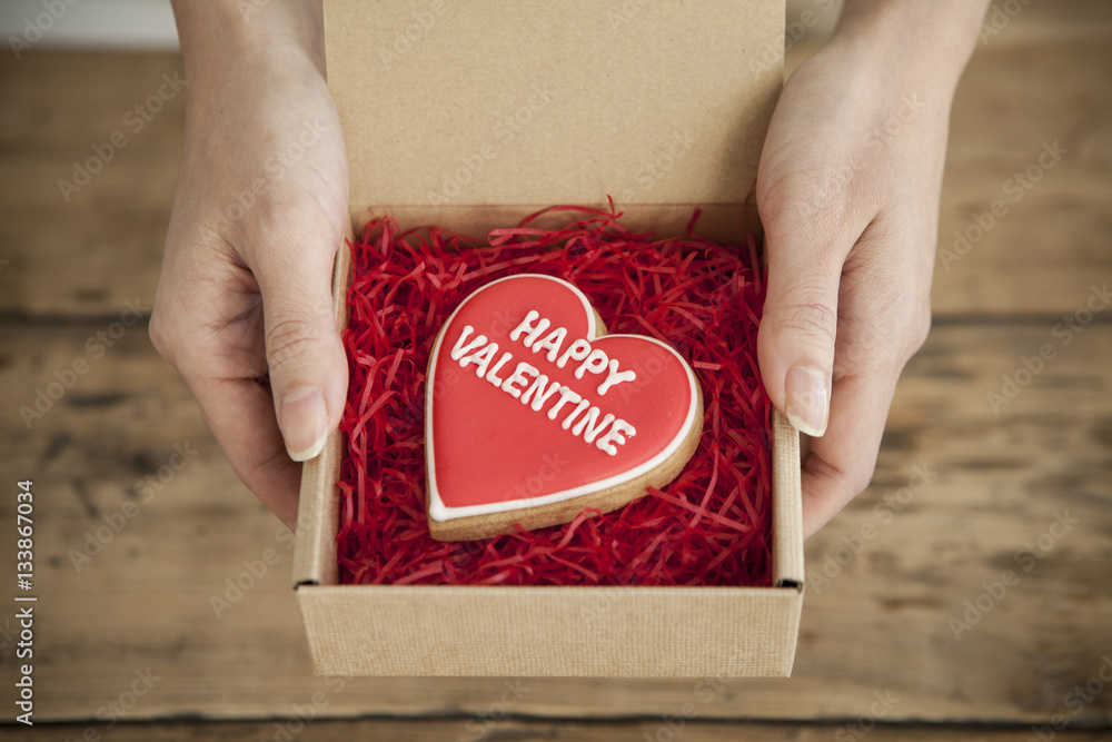 Valentines Day cute cookie