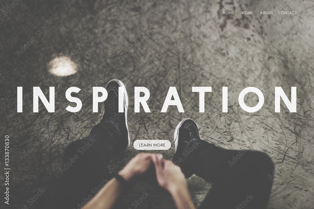 Inspire inspiration positivity word concept