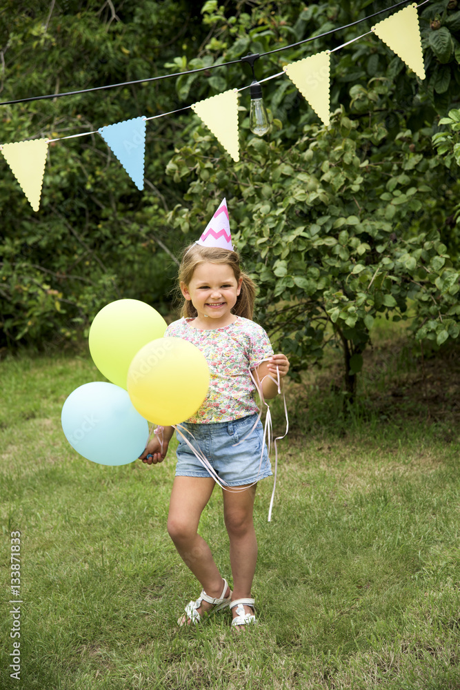 Kids Celebration Party Happiness Concept