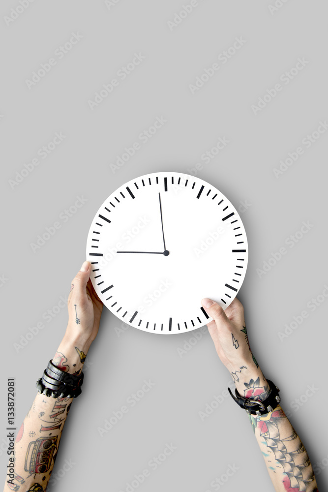 Tattoo Time Schedule Duration Punctual Second Concept