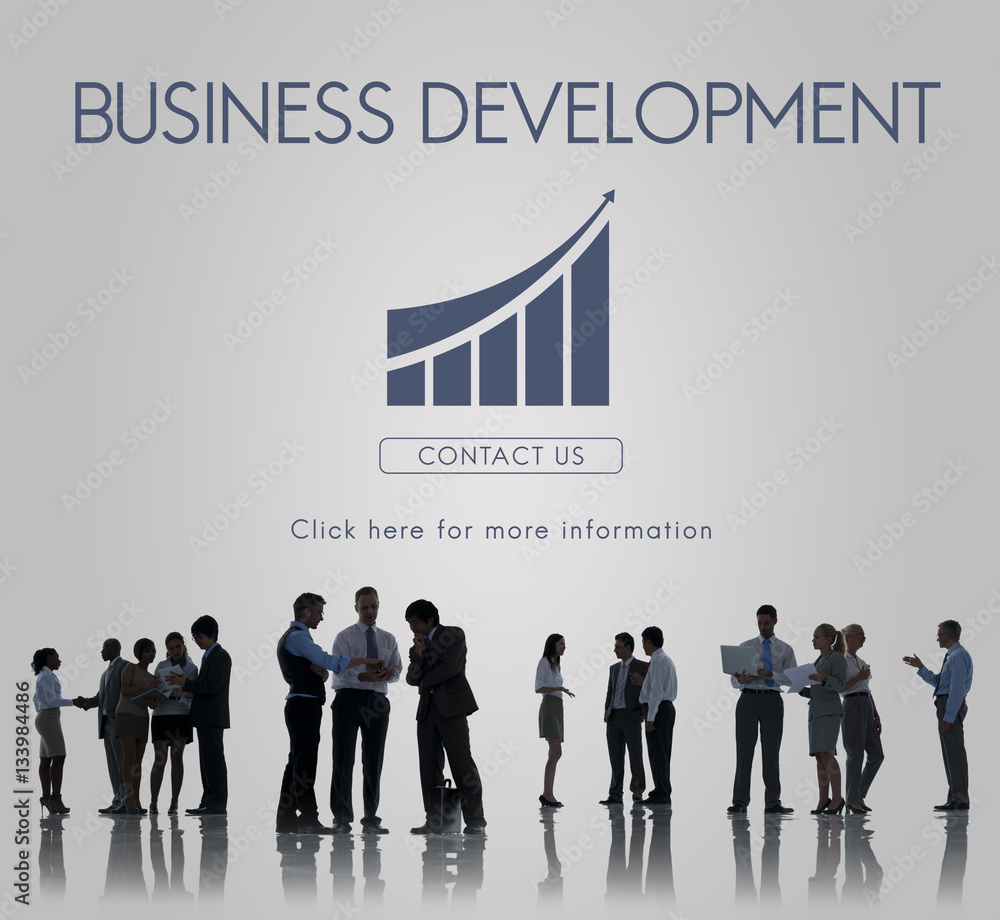 Business Development Startup Growth Statistics Concept