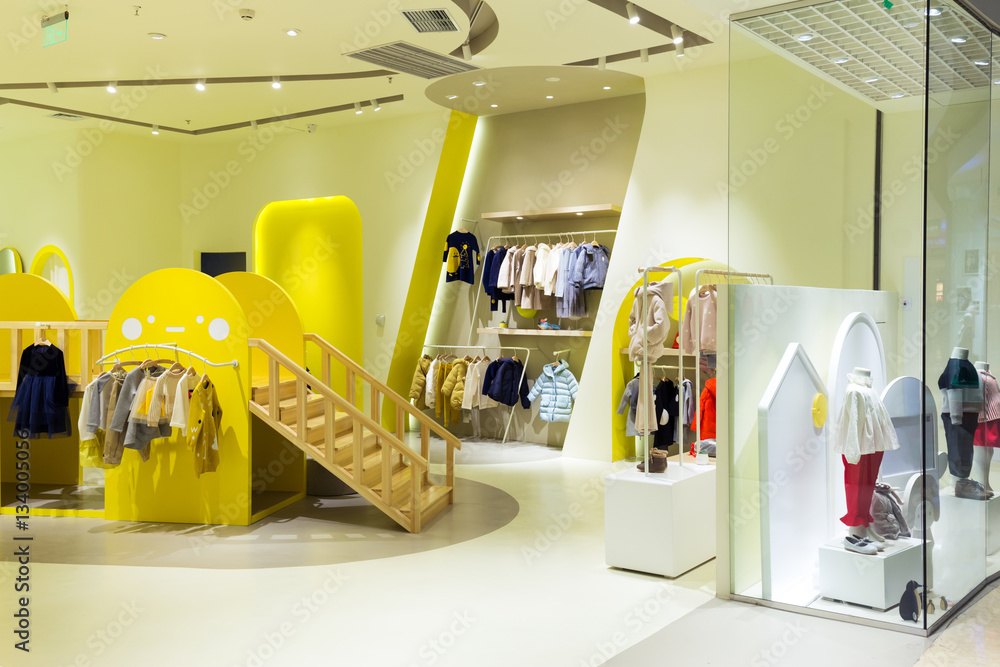 interior of fashion shop