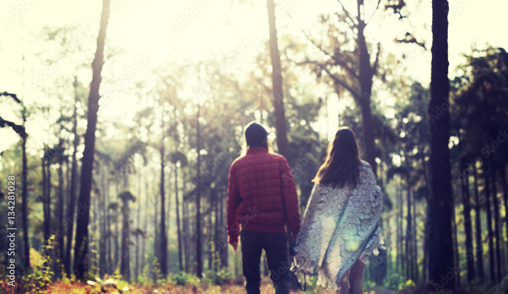 Couple Exploring Trip Holiday Concept