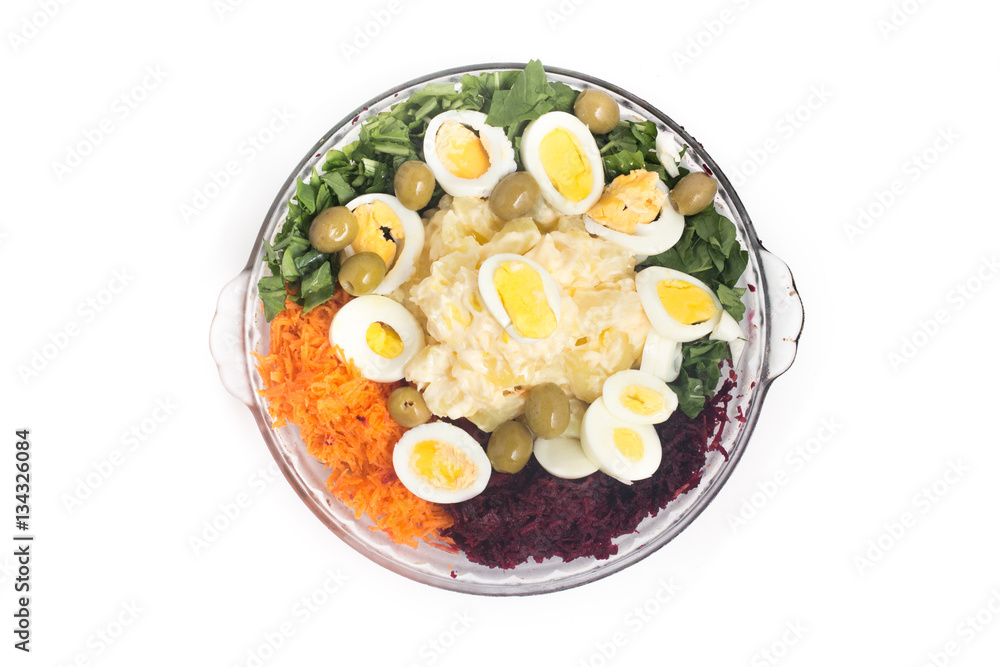 Mayonnaise potato salad