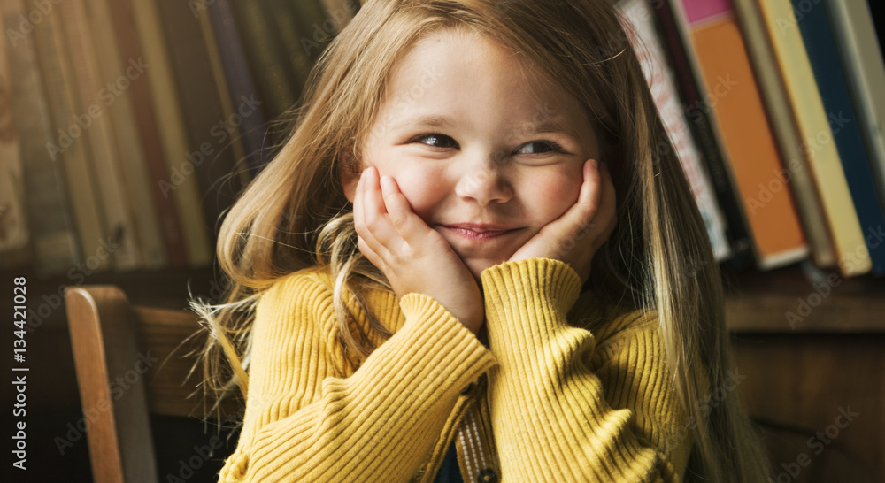 Charming Girl Smiling Cute Smiling Concept