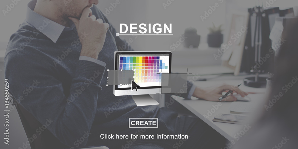 Creative Process Ideas Graphic Design Layout Concept