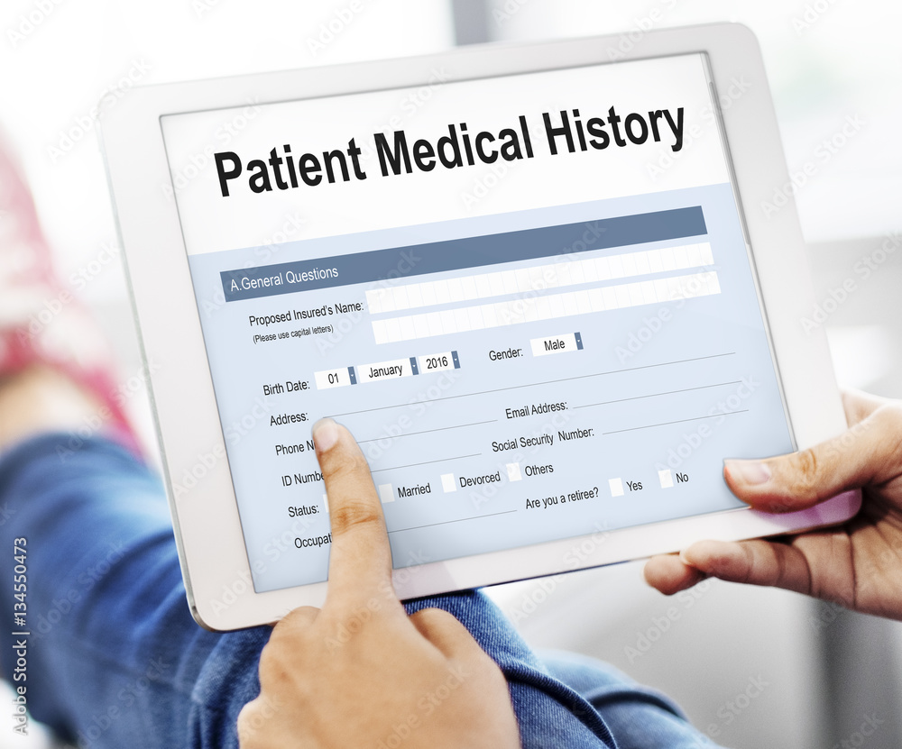 Patient Medical History Form Concept