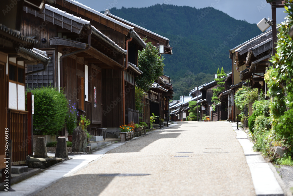 東海道関宿の町並み