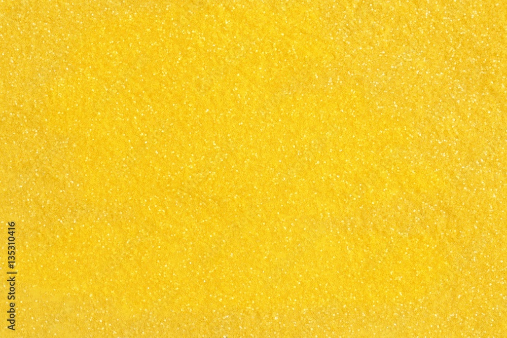 Yellow glitter texture.