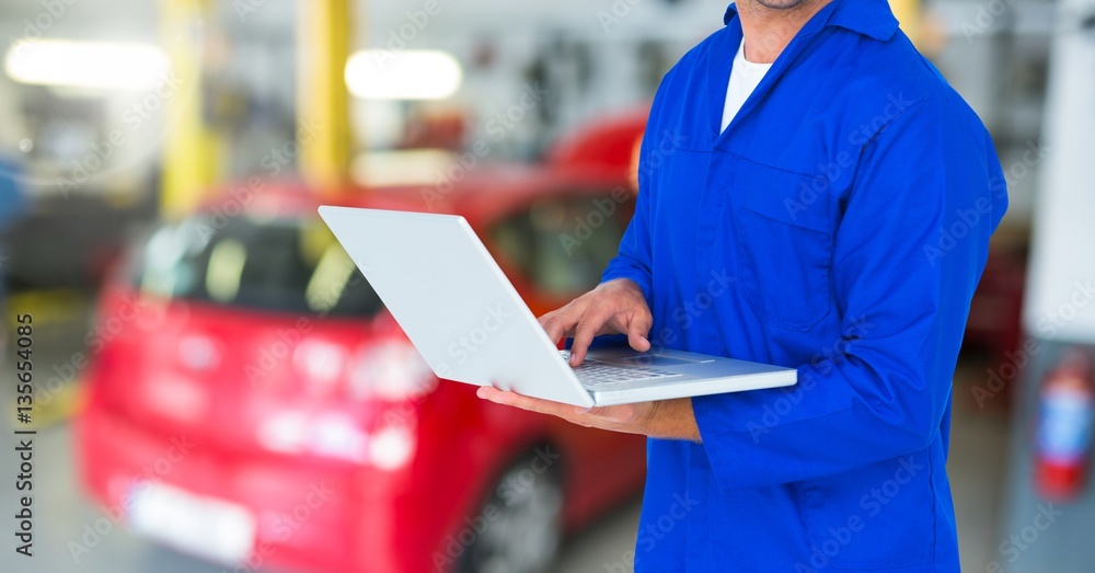 Mechanic Torso Laptop