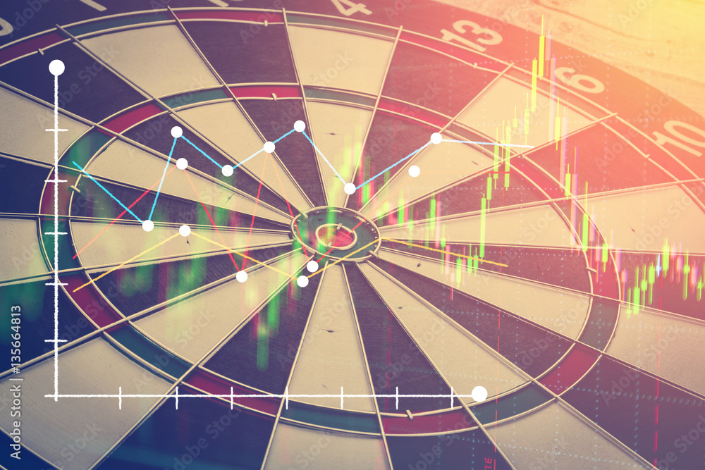 blank dartboard business success ideas