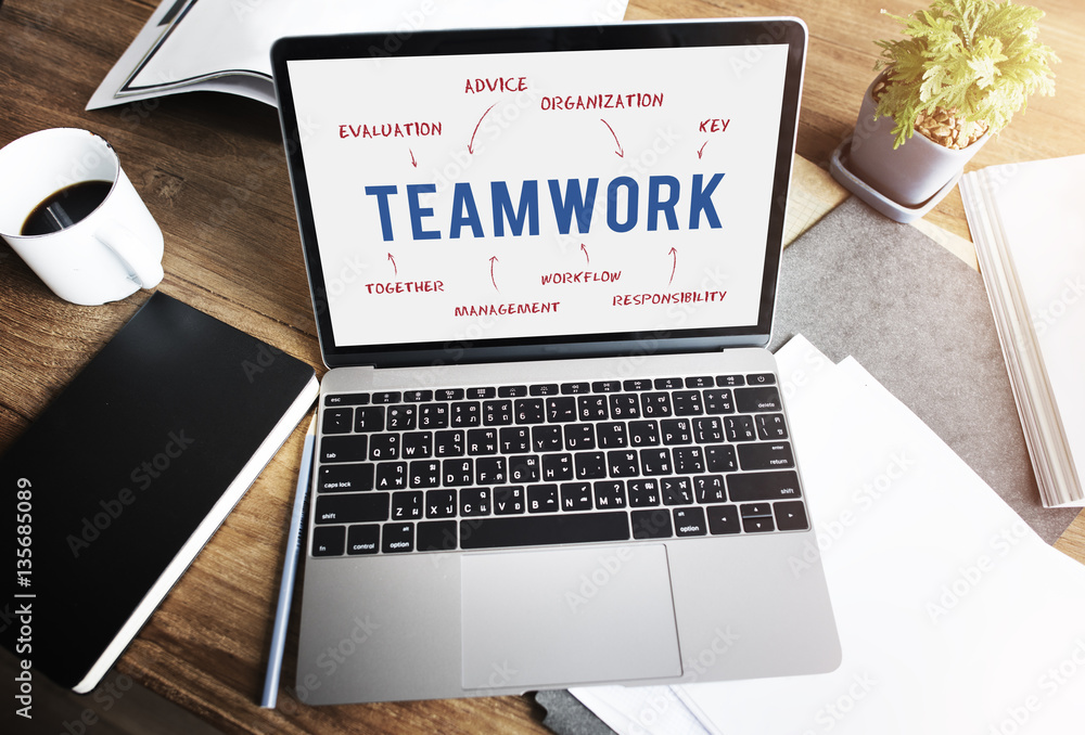 Teamwork Business Company Strategy Marketing Concept